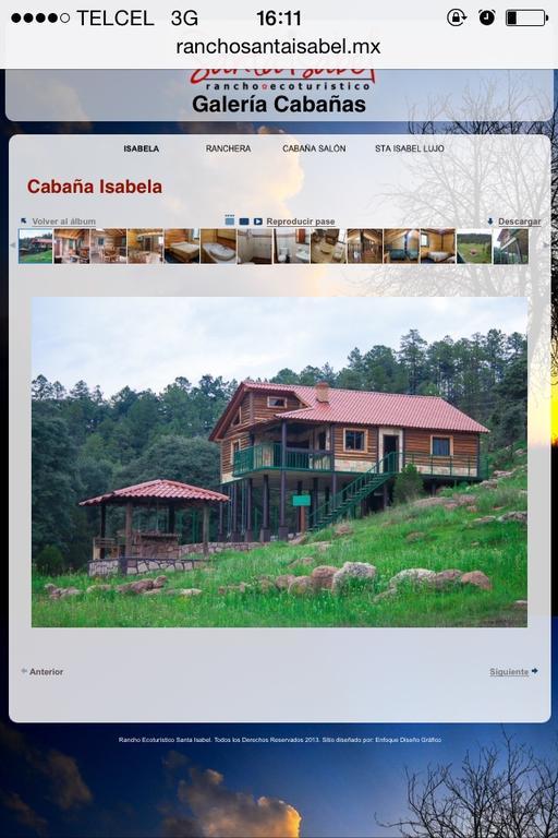 Cabanas Santa Isabel Villa Refugio Buitenkant foto