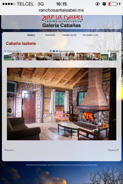 Cabanas Santa Isabel Villa Refugio Buitenkant foto